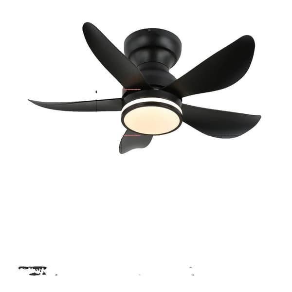 Takfläkt med LED-lampa, fjärrkontroll, dimbara funktioner,110-240V, 29 tum RBG