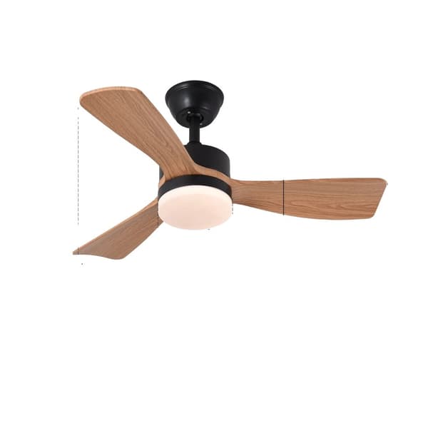 Loftventilator med LED-lys, fjernbetjening, dæmpbare funktioner,110-240V, 36 tommer