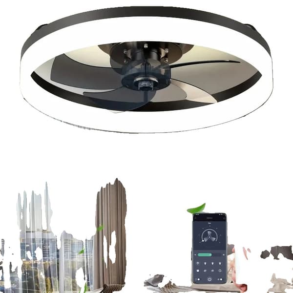 Kattotuulettimen valo, kaukosäätötoiminto, energiatehokas 50W,VALKOINEN