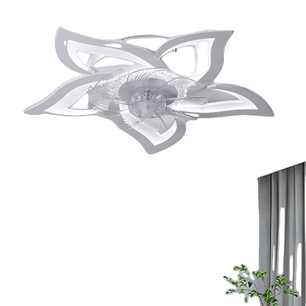 Loftventilatorlampe, Fjernbetjeningsdrift, Moderne Æstetik,HVID