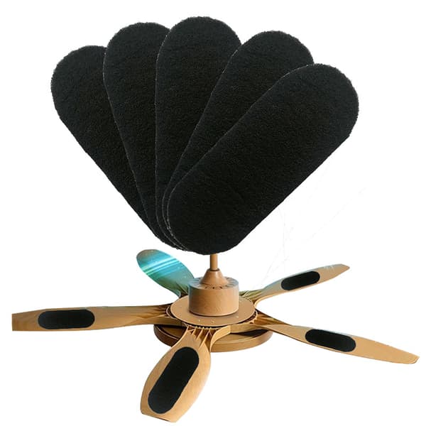 INF Aktiveret kulfilterbomuld til loftsventilatorer 10-pack 3 mm