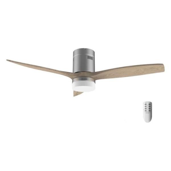 Cecotec Takfläkt Energysilence Aero 5600 Classic i stål. Motor 40W.DC, diameter 132cm, 3 blad, LED-lampa 18W, minu