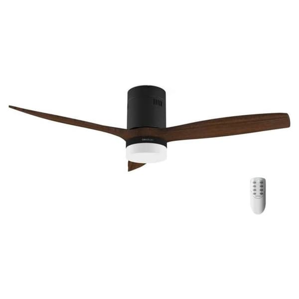 Cecotec takfläkt Energysilence Aero 5600 Classic svart. 40W, DC-motor, diameter 132Cm, 3 blad, LED-lampa 18W