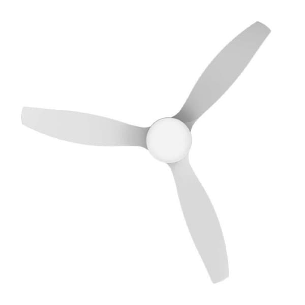 Cecotec klassisk vit takfläkt Energysilence Aero 5600. 40W, DC-motor, Diameter 132 cm, 3 blad, 18W LED-lampa