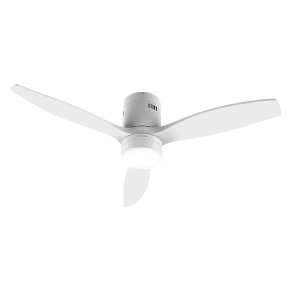 Cecotec klassisk vit takfläkt Energysilence Aero 5600. 40W, DC-motor, Diameter 132 cm, 3 blad, 18W LED-lampa