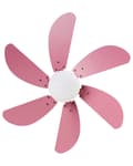 Miniatyrbillede 7 af 11: Loftsventilator ventilator med lys pink syntetisk materiale krydsfiner fjernbetjening moderne til soveværelse