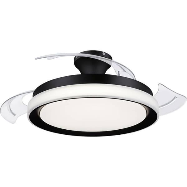 Philips Lighting Bliss Takfläkt 28 W, 35 W (Ø x H) 510 mm x 418 mm svart