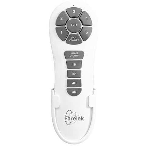 WALLIS Svart - Takfläkt Ø132cm 38W + LED-belysning