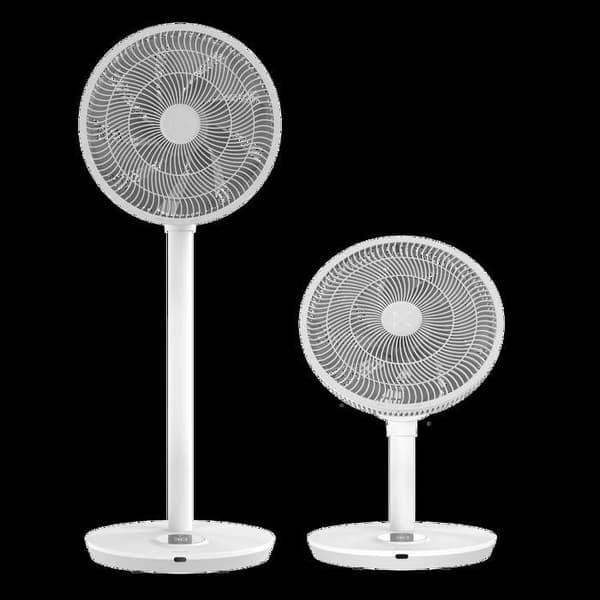 Duux Whisper Flex 2 – Smart fläkt 13 dB, nattläge, timer, 2W eco, 54–92 cm, app & fjärrkontroll – Vit