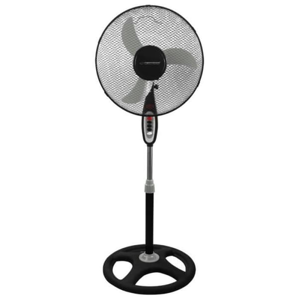 Esperanza EHF002KE Typhoon Golvfläkt Svart/Grå 20 x 40 x 130 - EHF002KE - 5901299914397