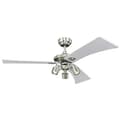 Miniatyrbild 3 av 4: Westinghouse 7211940 Audubon Takfläkt GU10 Metall Borstad Nickel - 7211940