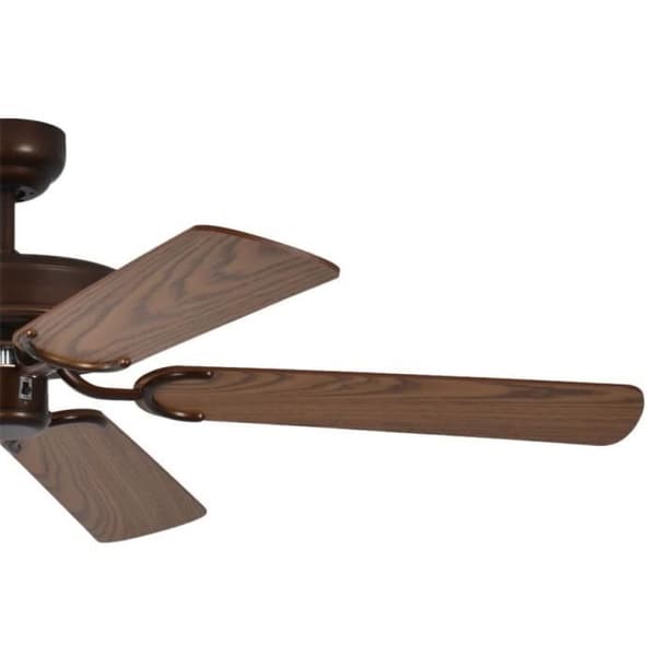 Klassisk tyst takfläkt 132 Cm antik brons - Pepéo Potkuri