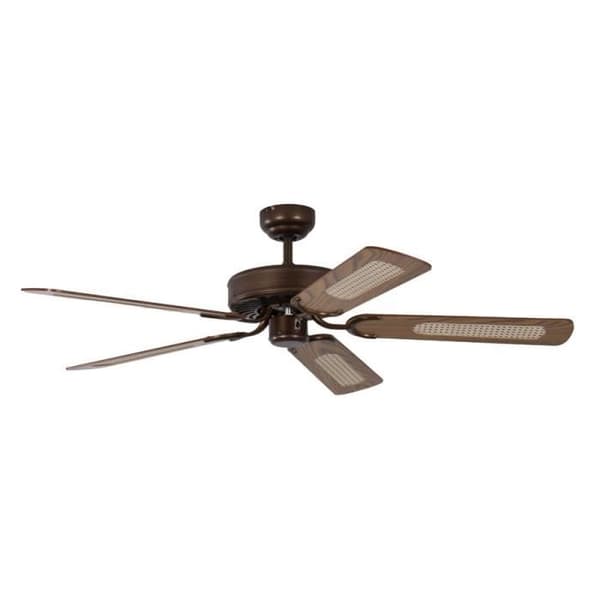 Klassisk tyst takfläkt 132 Cm antik brons - Pepéo Potkuri