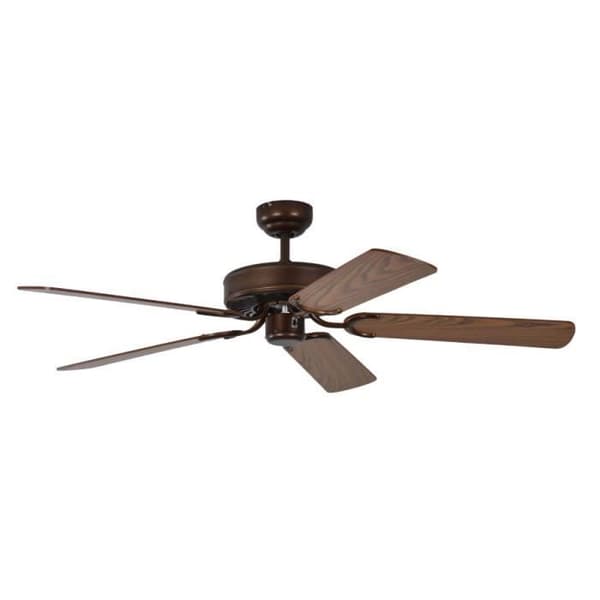 Klassisk tyst takfläkt 132 Cm antik brons - Pepéo Potkuri