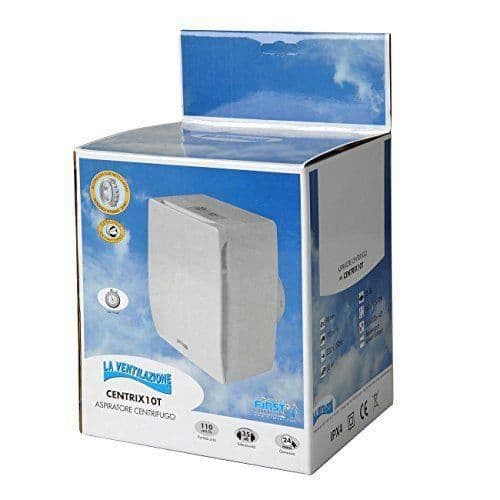 Centrifugaldammsugare med justerbar timer för Hole -Oslash - Ventilation - 30 W