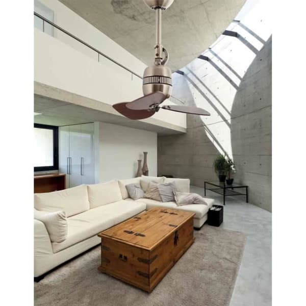 Takfläkt - Pepéo Toldeo AM - Aluminium, antik mässing - 46 cm