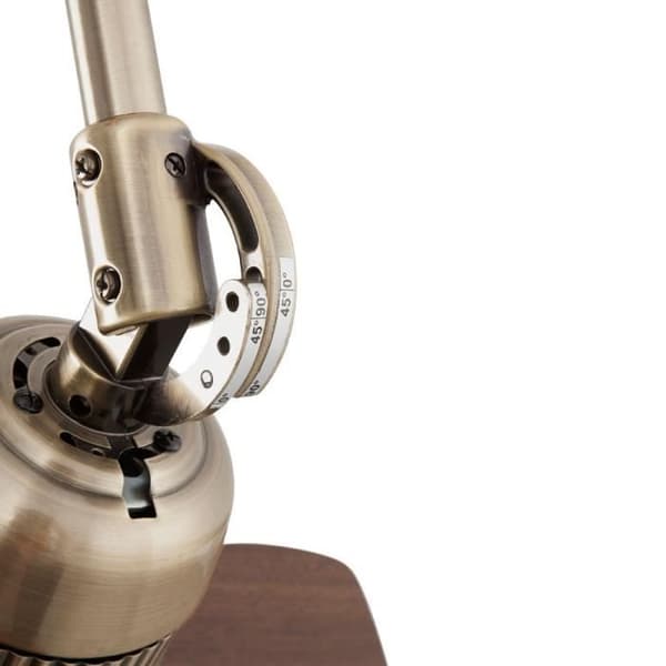 Takfläkt - Pepéo Toldeo AM - Aluminium, antik mässing - 46 cm