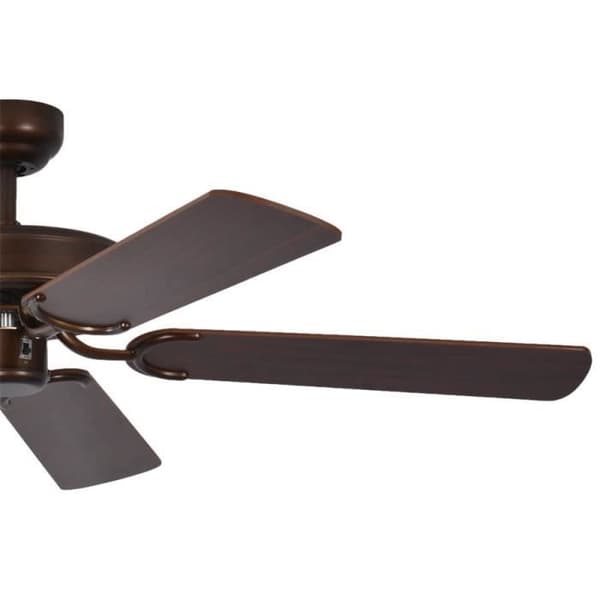 Klassisk tyst takfläkt 132 cm antik brons - Pepeo - Potkuri - Brun - Diameter 132 cm