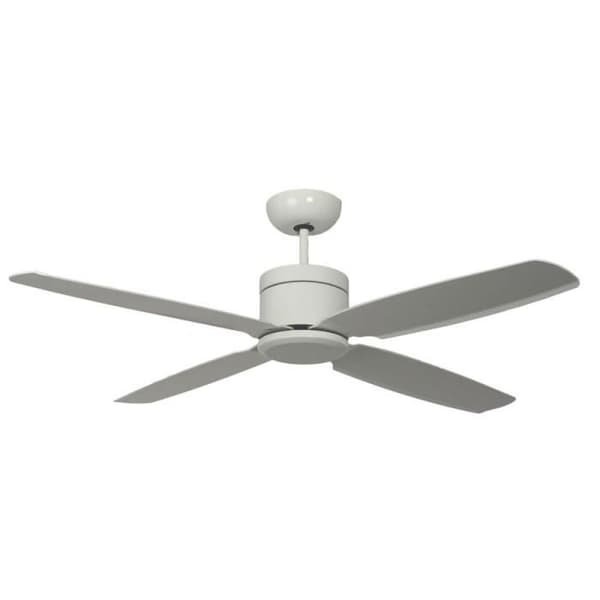 DC takfläkt - Pepéo - Turno - Diameter 132 cm - Vit - 6 hastigheter - Vita ABS blad