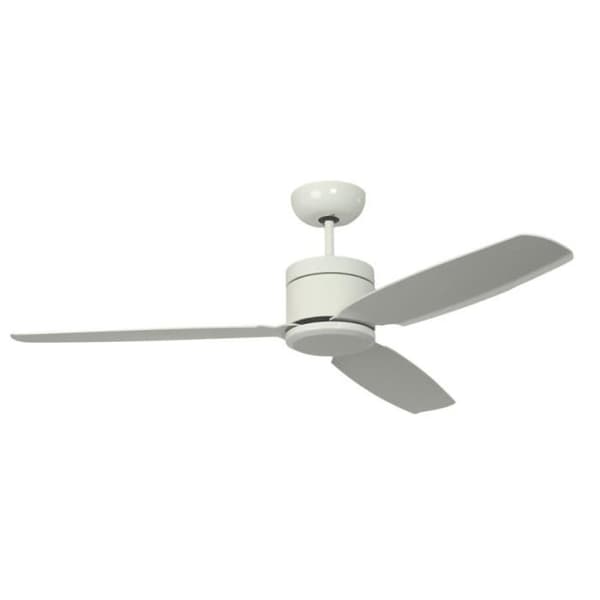 DC takfläkt - Pepéo - Turno - Diameter 132 cm - Vit - 6 hastigheter - Vita ABS blad