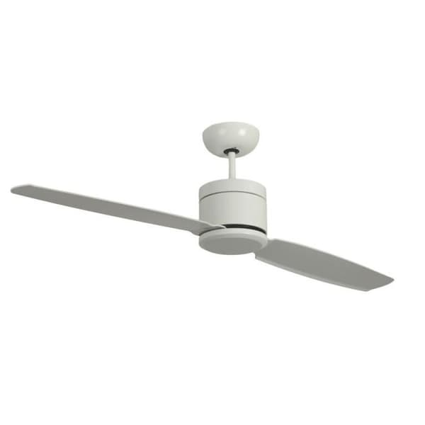 DC takfläkt - Pepéo - Turno - Diameter 132 cm - Vit - 6 hastigheter - Vita ABS blad
