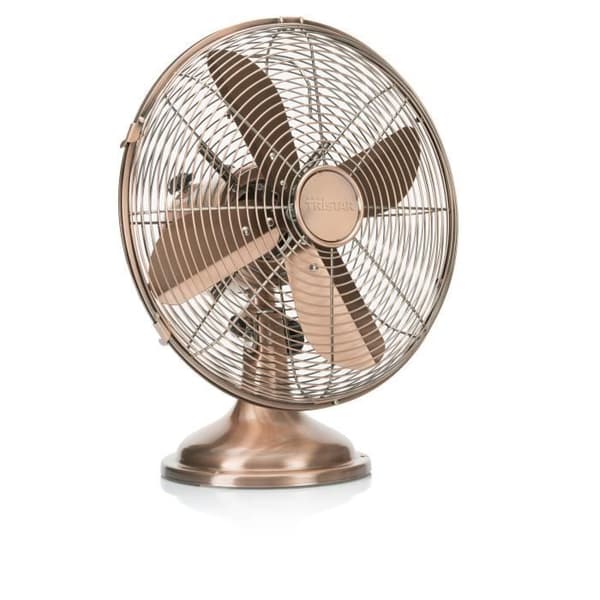 Skrivbordsfläkt - TRISTAR - VE-5970 - 35 W - Kopparfinish - 3 hastigheter