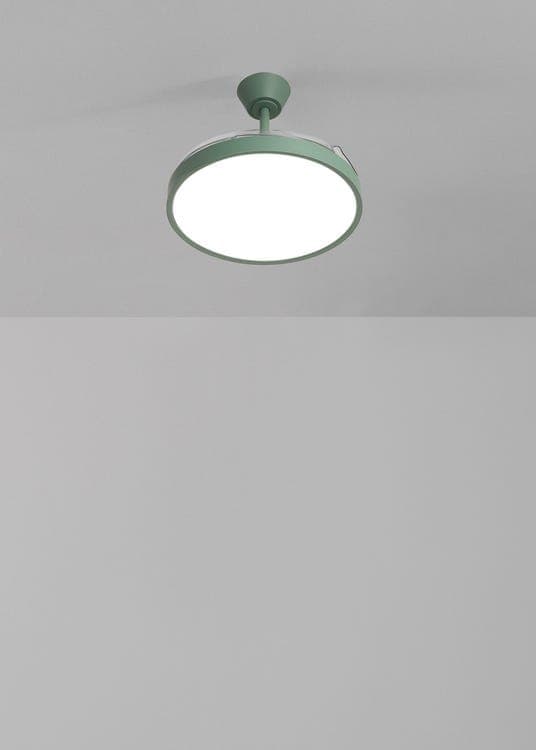 OBOSOE loftsventilator 42W 95cm lydløs med udtrækkelige blade LED-belysning fjernbetjening
