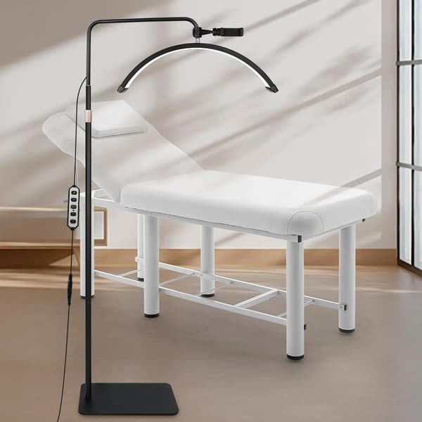 Lash Light, Justerbar højde 110-160 cm, 40W med 10 lysstyrkeniveauer,Sort EU -stik
