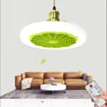 Pikkukuva 2 / 2: Kattotuuletin himmennettävällä LED-valolla, säädettävä nopeus, 30W teho,Vihreä