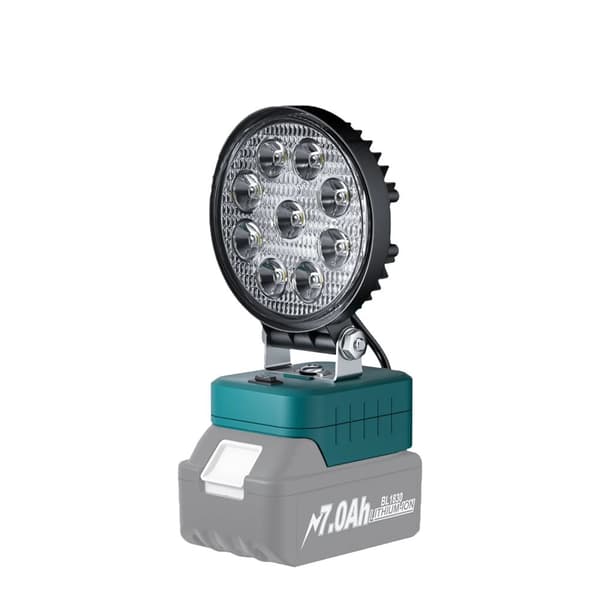 LED Arbetslampa, 27W Effekt, Kompatibel med Andra Batterier,Batteri och Ljus