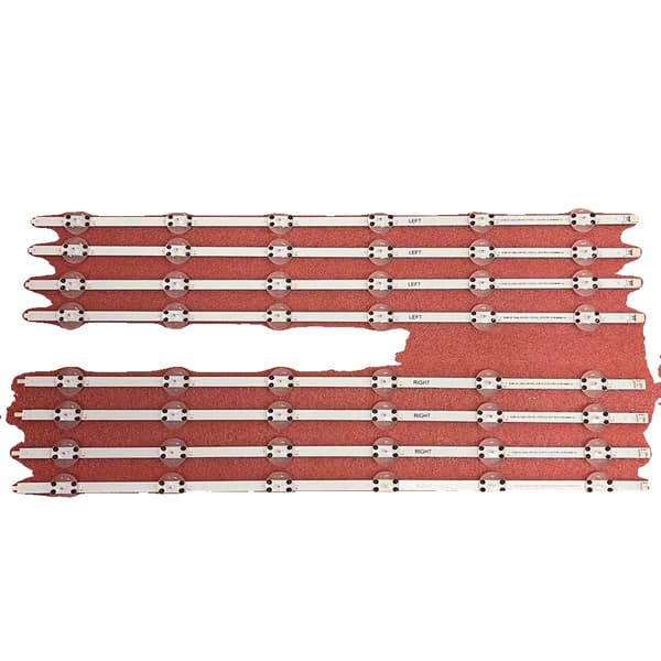 LED-bakgrundsbelysningsset, 125,7 mm bredd, energieffektiv, dimbar
