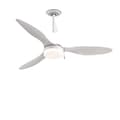 Miniatyrbild 1 av 2: Takfläkt med belysning, energieffektiv 30W motor, fjärrkontroll för bekvämlighet,Vit-42 tum
