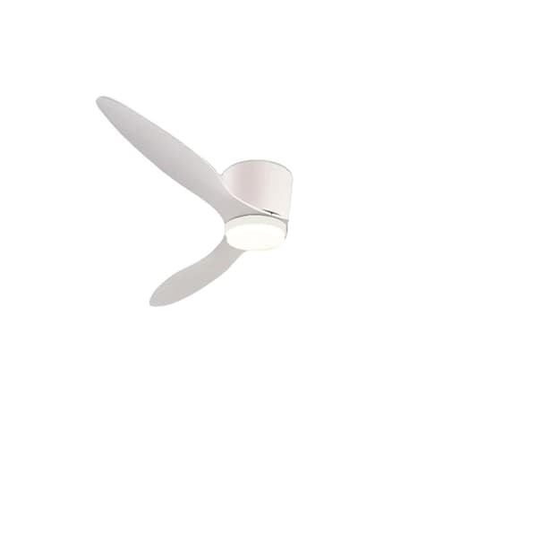 Loftventilator, Fjernbetjening, LED-lys, Flerhastighedsindstillinger,HVID, 52 inches