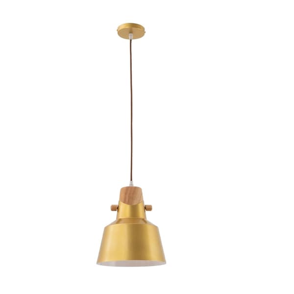 Pendellampa, Retro Stil, Justerbar Höjd,Gul