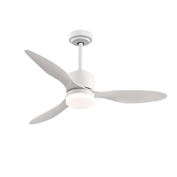 Moderne Loftventilator, 42 Tommer, LED Belysning,42 tommer, HVID