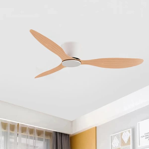 Loftventilator, Fjernbetjening, Slankt Moderne Design,Appelsin, 42 tommer