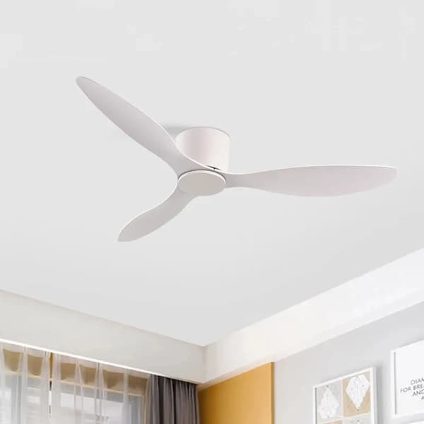 Loftventilator, Fjernbetjening, Slankt Moderne Design,42 tommer, HVID