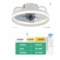 Pikkukuva 1 / 2: Moderni kattotuulettaja LED-valolla, 55W/60W teho, kirkas valaistus,vihreä 50cm