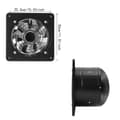Miniatyrbillede 1 af 2: Afbudsventilator, 7-bladet design, automatisk tilbagestrømningsspjæld, lav støjdrift,10 Tommer
