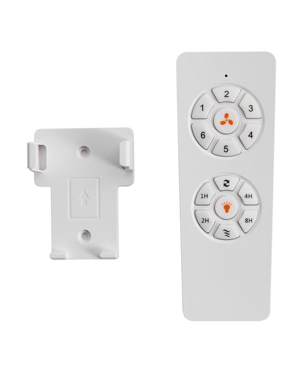 Takvifte med LED-lys Lysebrun Metall Tre Fjernkontroll Justerbar hastighet i 5 trinn Justerbart lys Timer Moderne design