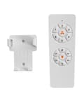 Miniatyrbilde 8 av 10: Takvifte med LED-lys Lysebrun Metall Tre Fjernkontroll Justerbar hastighet i 5 trinn Justerbart lys Timer Moderne design