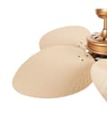Miniatyrbilde 7 av 10: Takvifte med LED-lys Gull Metall Fjernkontroll Justerbar hastighet i 3 trinn Justerbart lys Timer