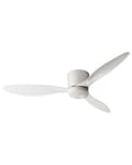 Miniatyrbilde 1 av 9: Takvifte med LED-lys Hvit Syntetisk materiale Fjernkontroll Justerbar hastighet i 5 trinn 3 lystemperaturer Moderne design