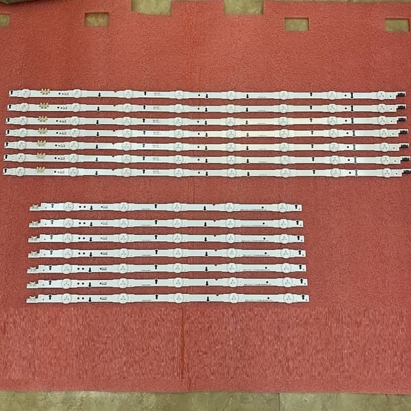 LED Baggrundsbelysningsstrimmel, Kobbermateriale, 14 PCS Sæt, Langtidsholdbar Ydelse
