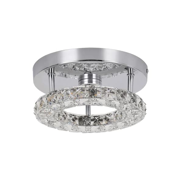 Krystal loftlampe, moderne design, LED-belysning, Dia20cm 12w, udskiftelig