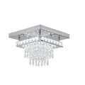Miniatyrbild 1 av 2: Kristall Taklampa, Modern Design, LED Belysning, Dia25cm 19w, Kallvit