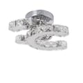 Miniatyrbild 1 av 2: Kristall Taklampa, Modern Design, LED Belysning, Dia12cm 16w, Kallvit
