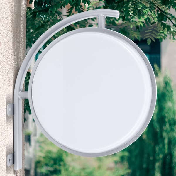 Dubbel-sidig LED-reklamljuslåda, 40 cm, Vattentät & Energisnål