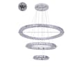 Miniatyrbillede 1 af 2: LED Krystal Lysekrone, Moderne Design, Indendørs Belysning, D20x40x60cm, Kold Hvid