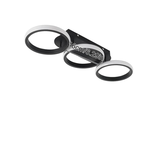 Loftlampe, Akrylmateriale, LED-belysning, C sort, Kold Hvid